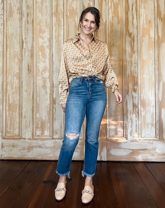 Harmony Retro Button Down