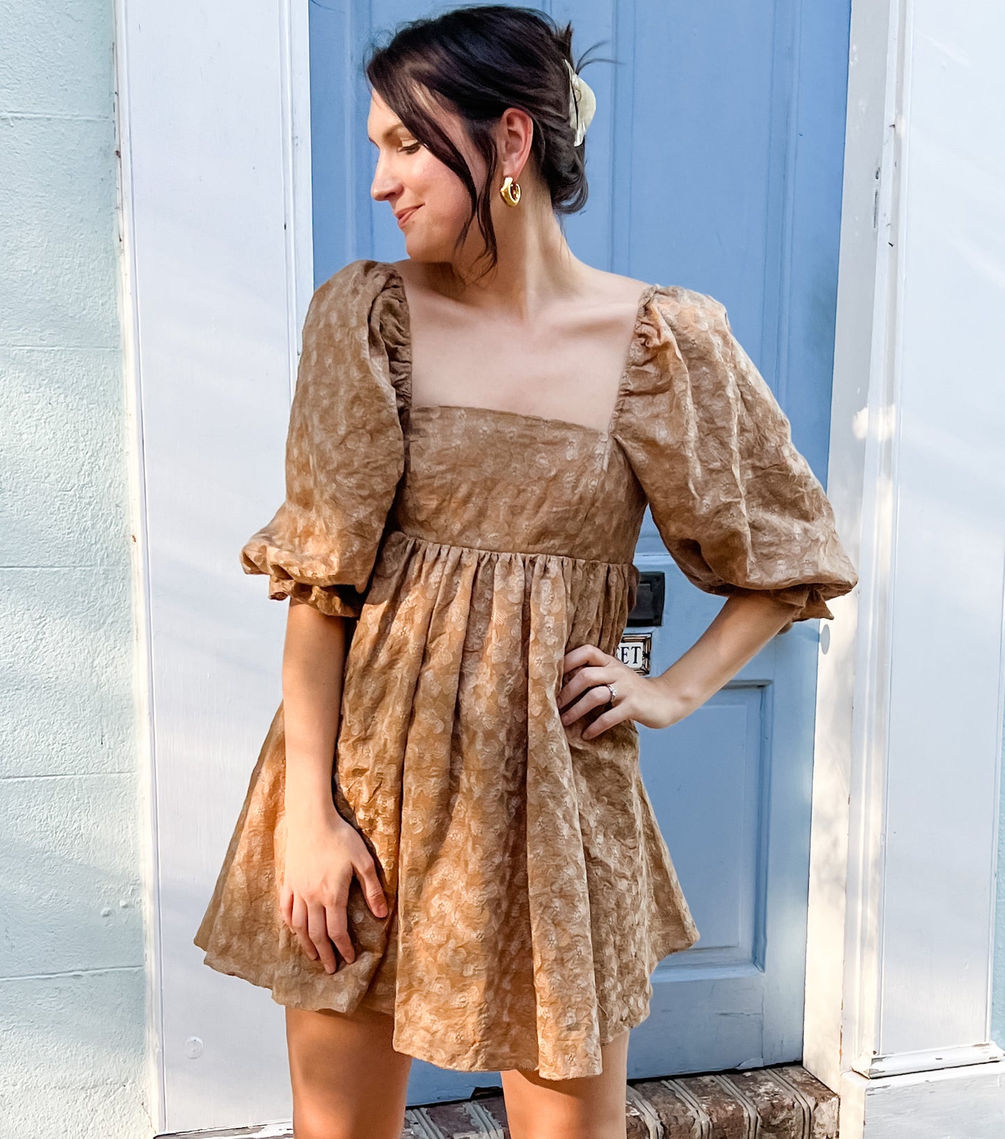 Rory Gold Puff Sleeve Dress