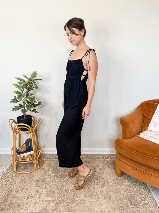 Aisha Black Jumpsuit