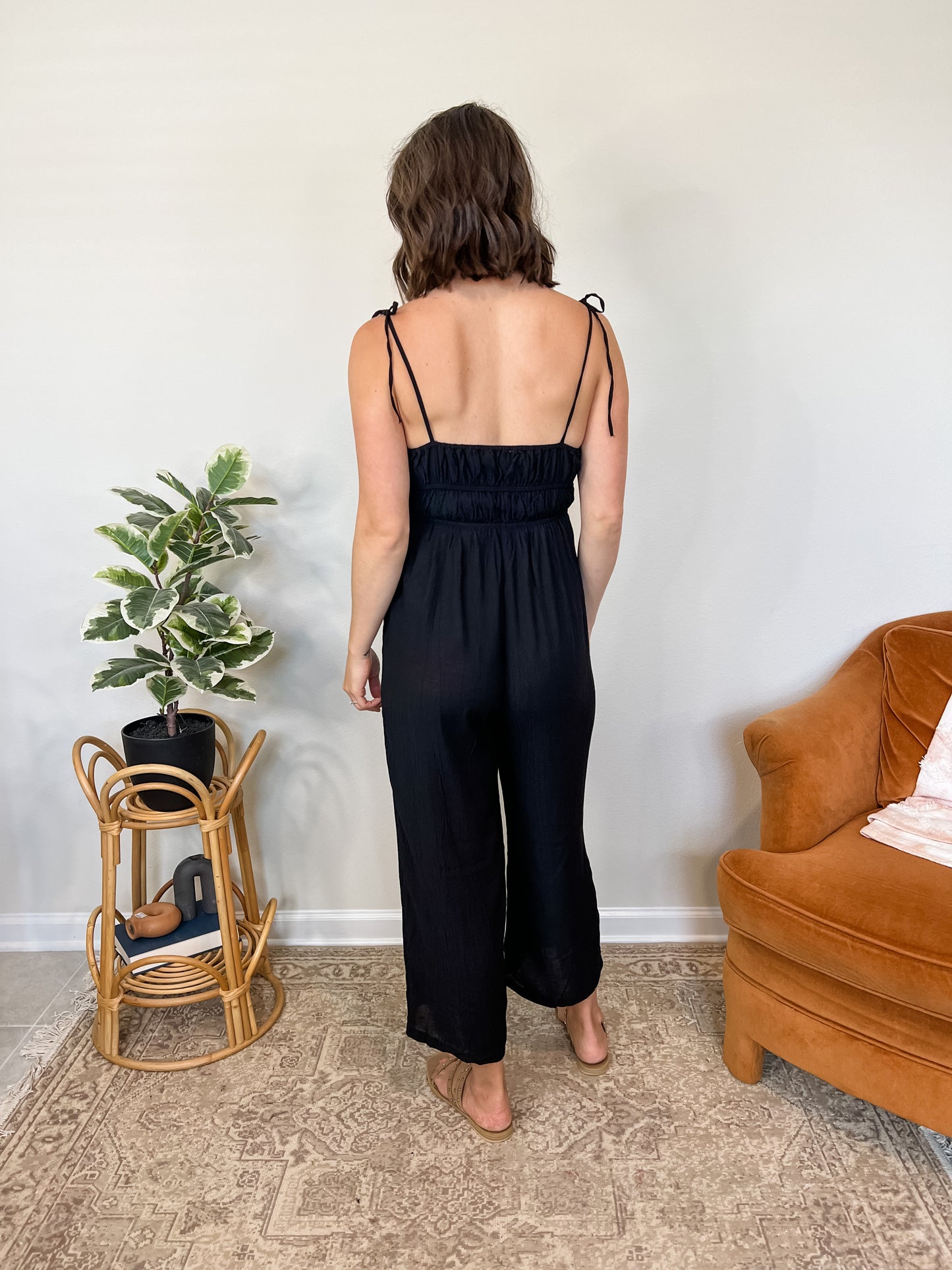 Aisha Black Jumpsuit