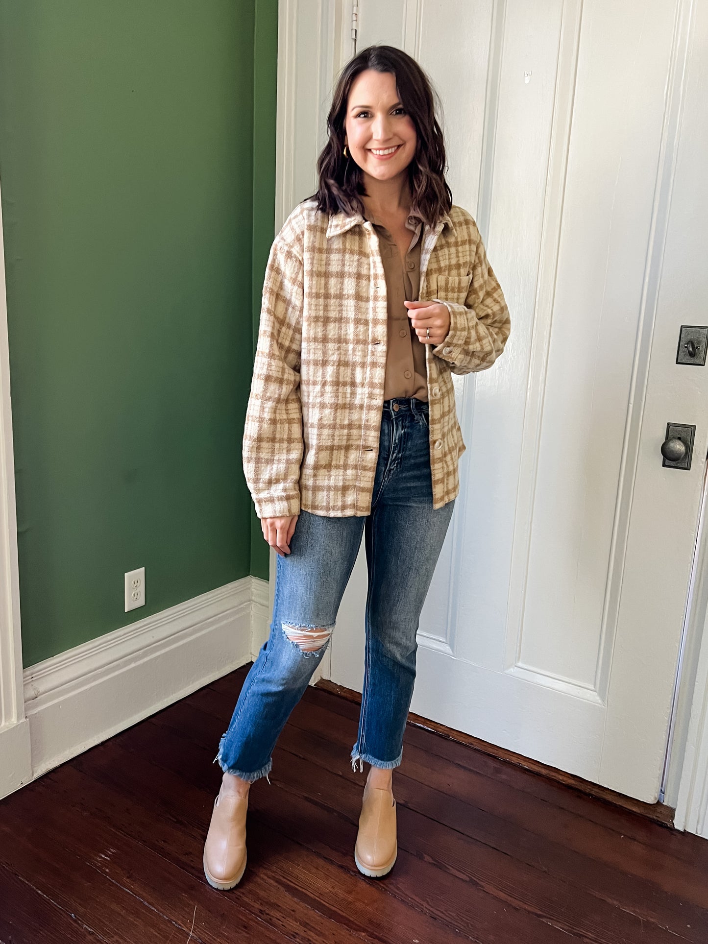 Gabriella Plaid Shacket