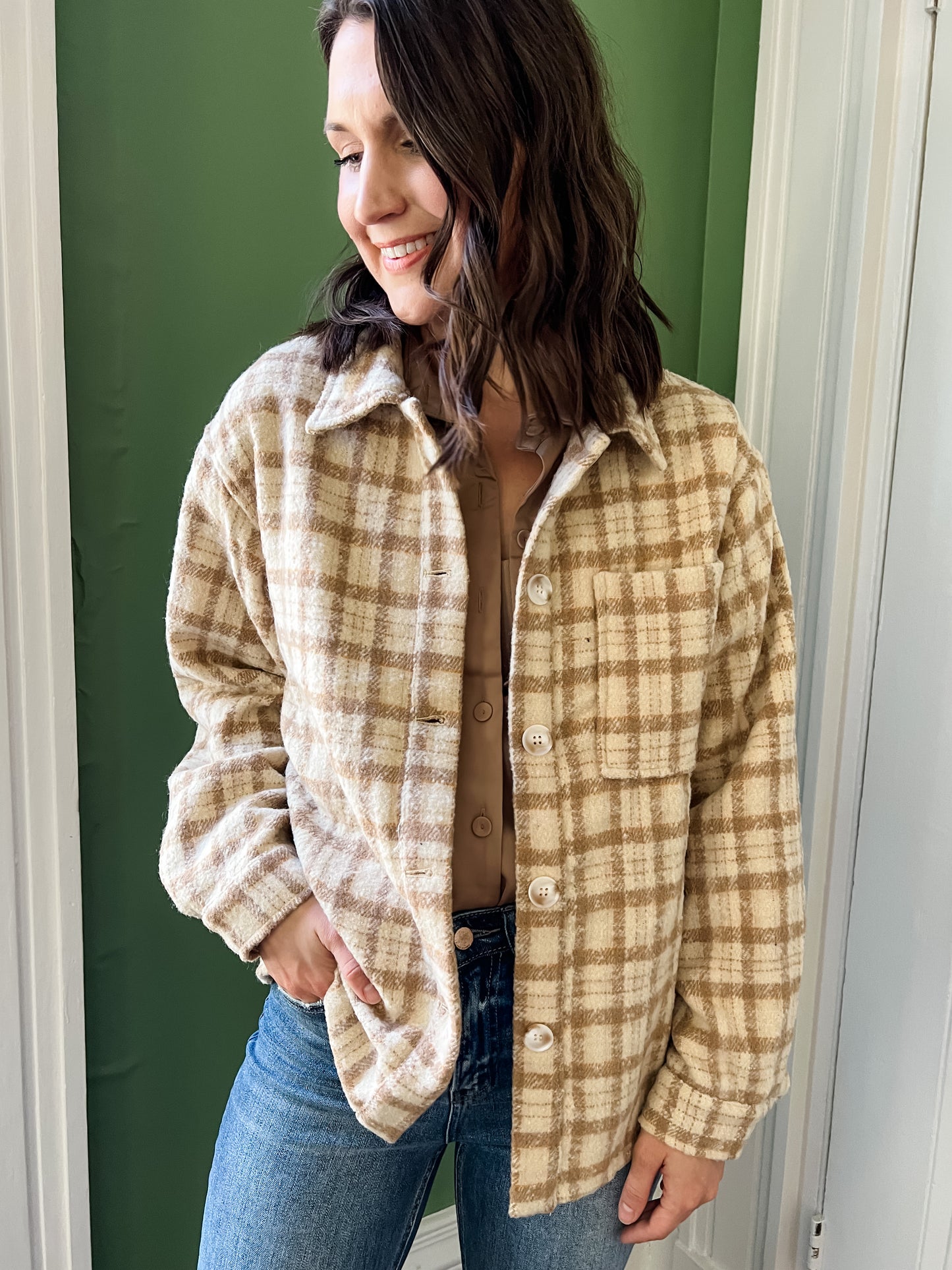 Gabriella Plaid Shacket